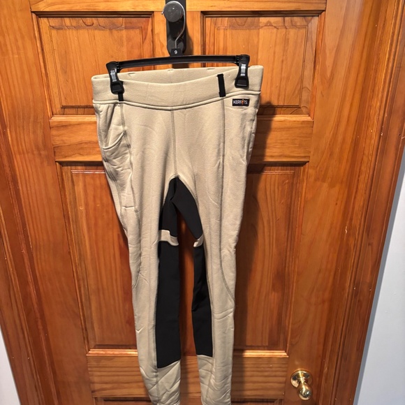 Kerrits Women's Equestrian Fitted Riding Pants in Tan Medium - Picture 2 of 7